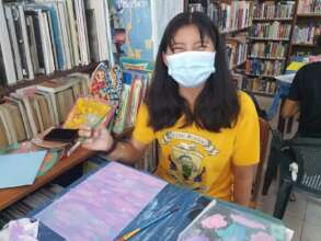 Art students during certificate week