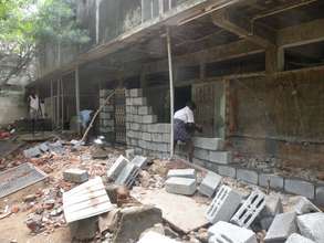 building dining hall construction