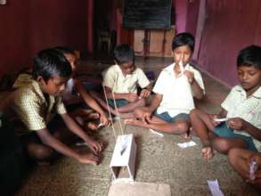 boys doing project works