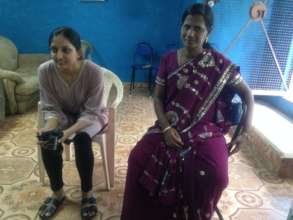 global giving staff with Joy(orphanage Incharge)