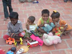 children playing