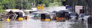 veihles  in the water