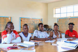 Female Fundis at their electrical repair course