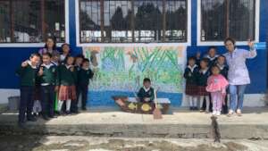 Mural to Apolinar's Wren at Guaquira School