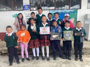 Awarded rural children from Guaquira's school