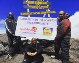 We've reached for the Rooftop of Africa