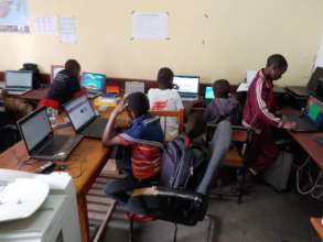 Students using RACHEL