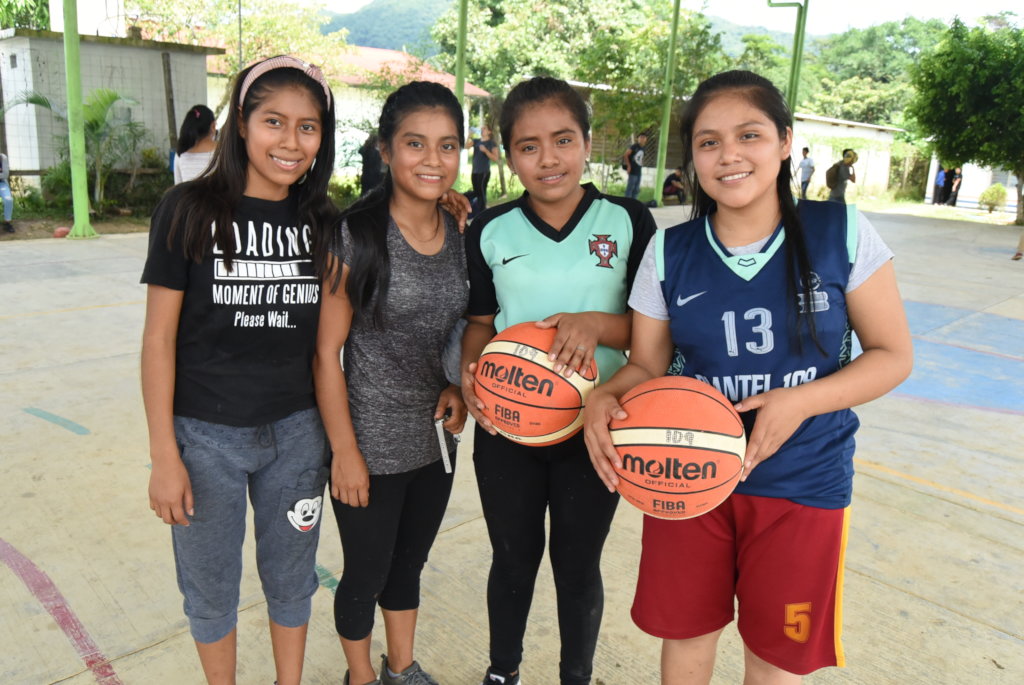 Young Indigenous Women Empowered with Basketball