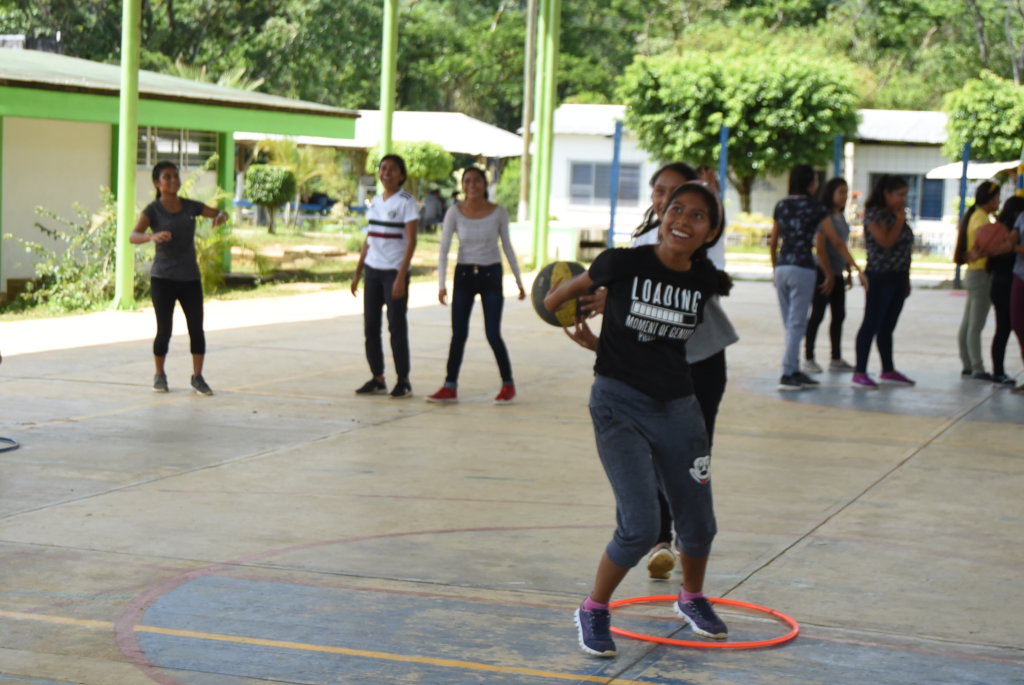 Young Indigenous Women Empowered with Basketball