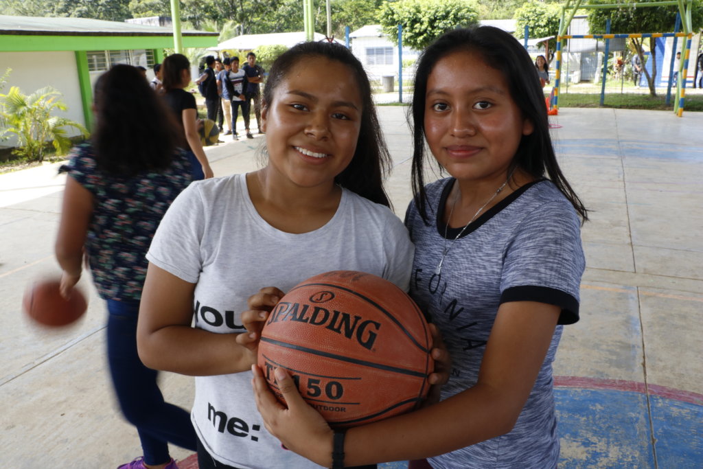 Young Indigenous Women Empowered with Basketball