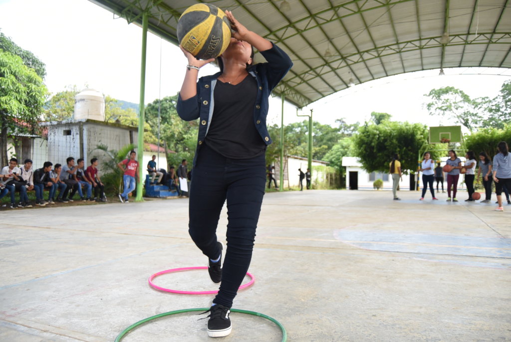 Young Indigenous Women Empowered with Basketball