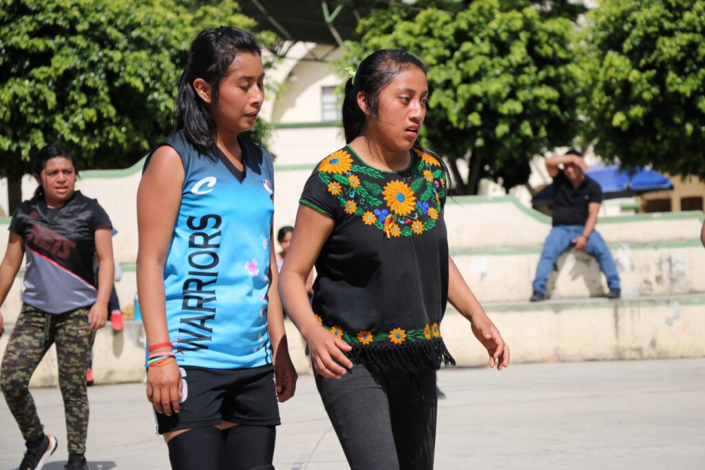Young Indigenous Women Empowered with Basketball