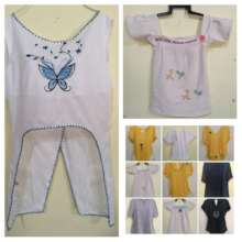 Garments produced by the textile workshop