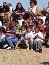 Neighborhood Children at the Groundbreaking