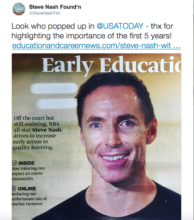 Steve Nash on USA Today