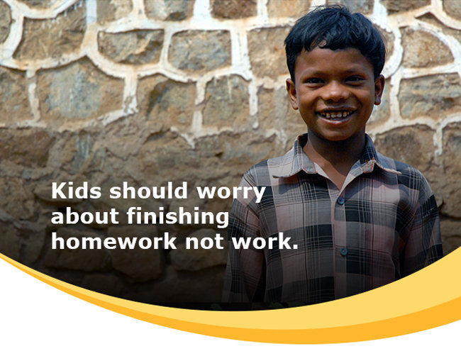 Send 1050 children to school