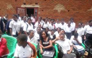 Girls talk conference at Minga secondary