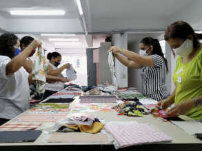 Sorting fabric remnants