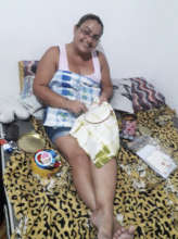 Mere embroidering at home