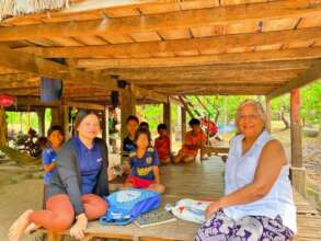 Social care visits to homes in Cambodia