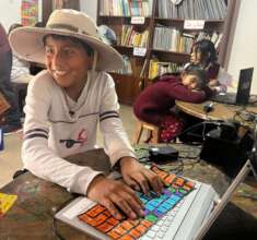 First computer class in Oropesa