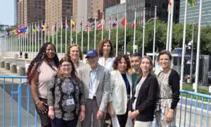 L'Arche delegates at the UN headquarters