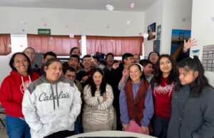 Community members celebrate January's birthdays