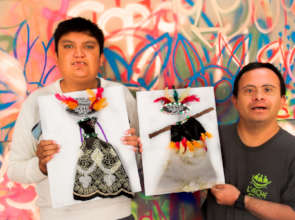 Jorge Luis and Moises, our star painters