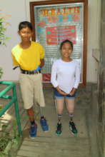 Princess and Paul John with Prosthetic Legs