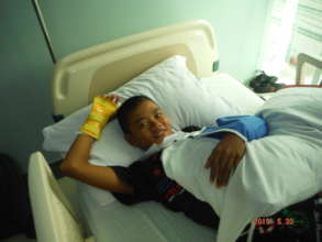 Jolls after surgery...Still smiling