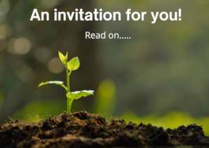 An invitation to join us.....