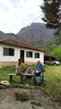 Arielle and Alfredo visiting farmers