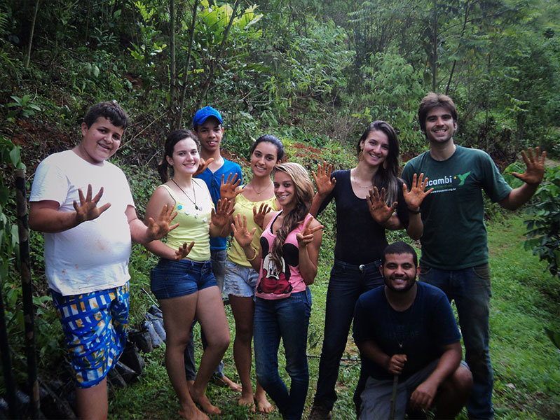 Planting trees to save the planet!