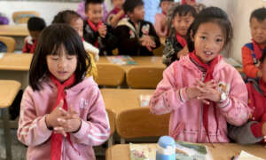 Practicing the 7 Steps of Handwashing