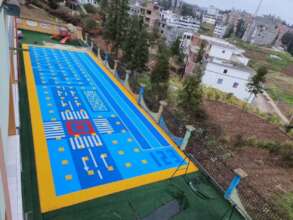 Luoyan Central Kindergarten New Sports Floor