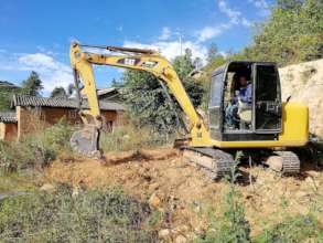 Starting work on the new drinking water cistern