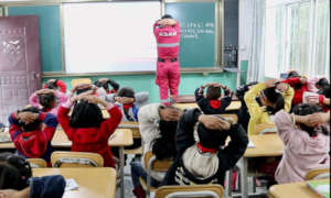 Disaster preparedness training at Heshangzhuang