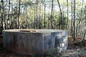 Drinking water cistern built with HEAL funds