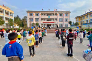Preparing for health training at Tianjing school