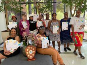 Our ECD team celebrating their Ntataise win!