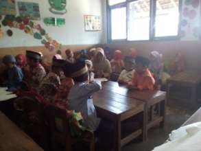 children during class activity