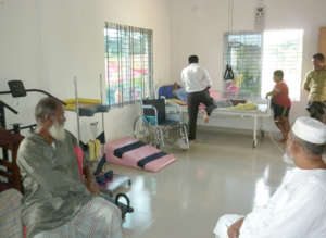 BGF Physiotherapist providing Services & waiting