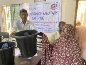 Sanitary materials Provided for disadvantage poor
