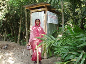 Bakergonj Forum provided toilet tovillage families