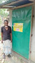 Poor Female Using of the project Sanitary latrine