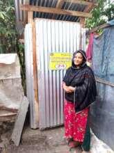 Poor Female Using of the project Sanitary latrine