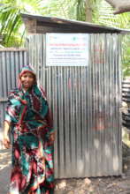 BGF provided Toilet to women lead families in Loha