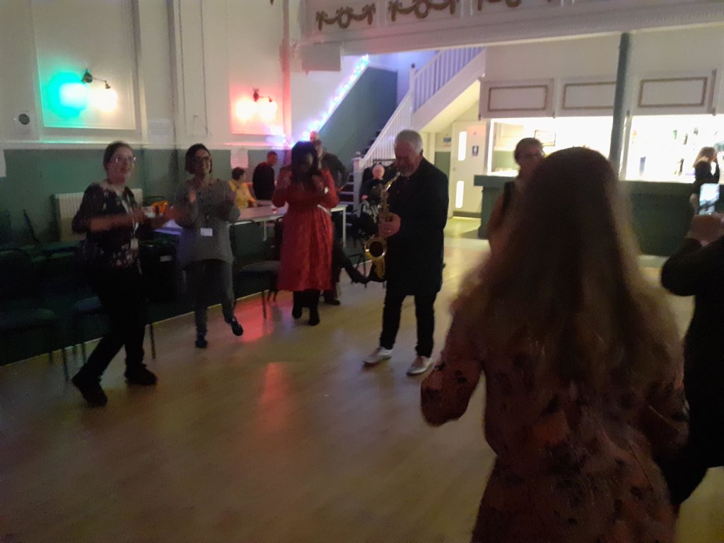 Even the band had a dance!