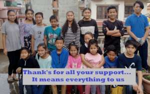 Thank you from the kids in Nepal