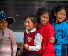 Girls from rural Peru